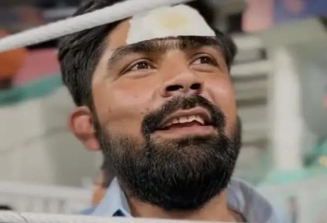 LUCKNOW:घायल फैन से मिले बल्लेबाज निकोलस पूरन, फैन को साइन की हुई कैप की गिफ्ट