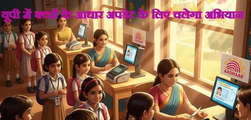 यूपी में बच्चों के आधार अपडेट के लिए चलेगा अभियान

