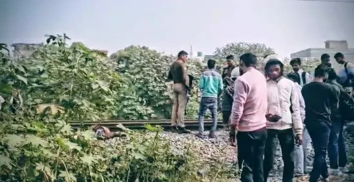 ट्रेन की चपेट में आया एक अज्ञात युवक,मौके पर दर्दनाक मौत,काकोरी क्षेत्र की घटना