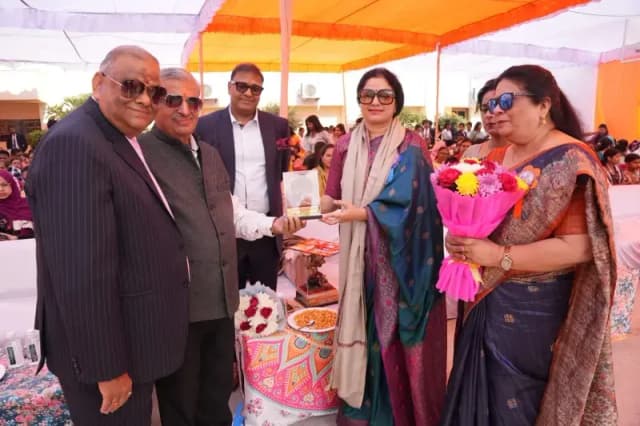 महाराजा अग्रसेन पब्लिक स्कूल मेगा स्पोर्टस मीट में दौड़े अभिभावक