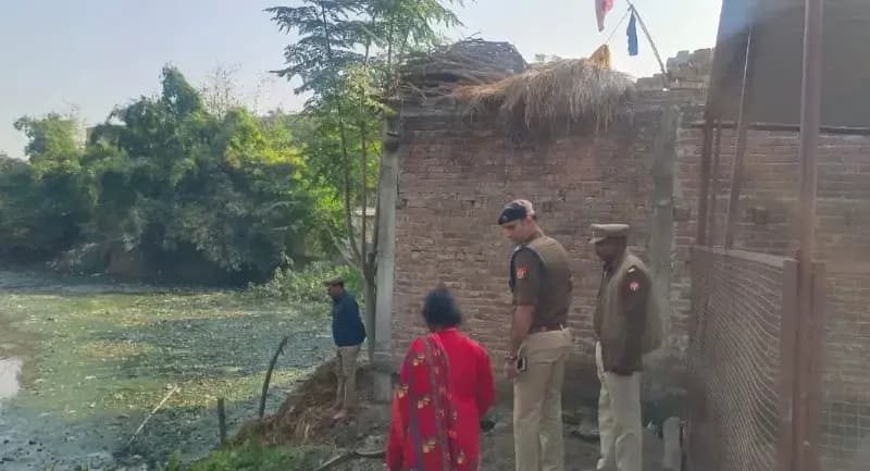 लापता युवती का शव दूसरे दिन घर के पीछे मिला,लखनऊ के काकोरी की घटना
