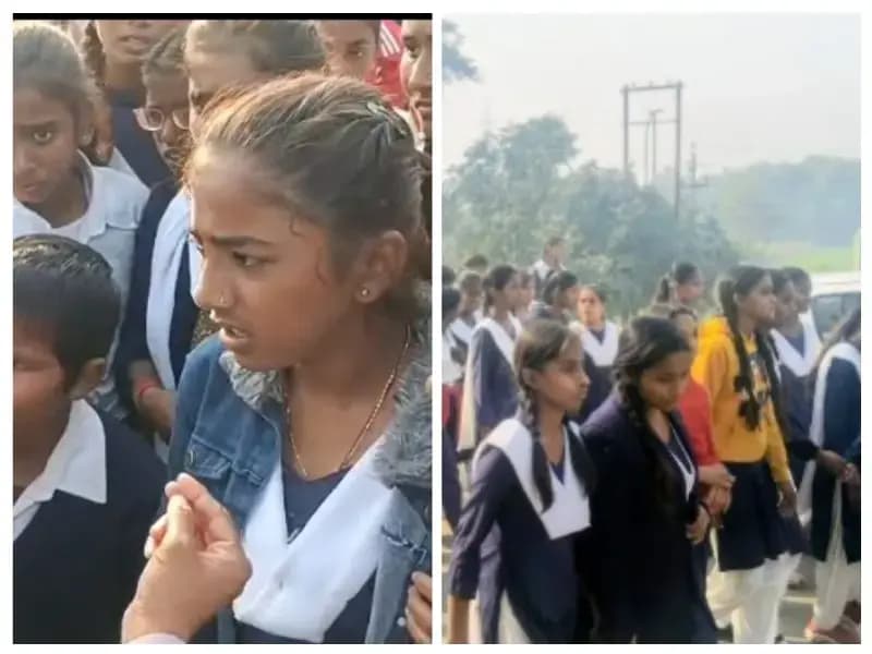   सैरपुर इलाके के राजकीय इंटर कॉलेज के छात्रो का प्रदर्शन, प्रिंसिपल को हटाने की मांग
