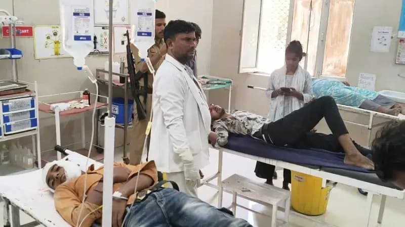 जमीन के विवाद में सगे भाइयों के परिवारों में चले कुल्हाड़ी और फावड़ा,लखनऊ के महिंगवा क्षेत्र की घटना