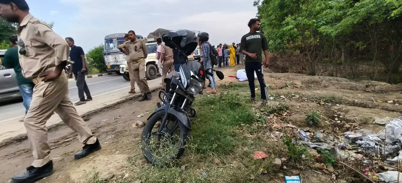 इटौजा में अज्ञात वाहन की टक्कर से होमगार्ड की दर्दनाक मौत