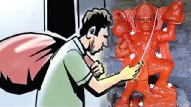 लखनऊ में हनुमान मंदिर दान प़त्र से लाखो की चोरी 