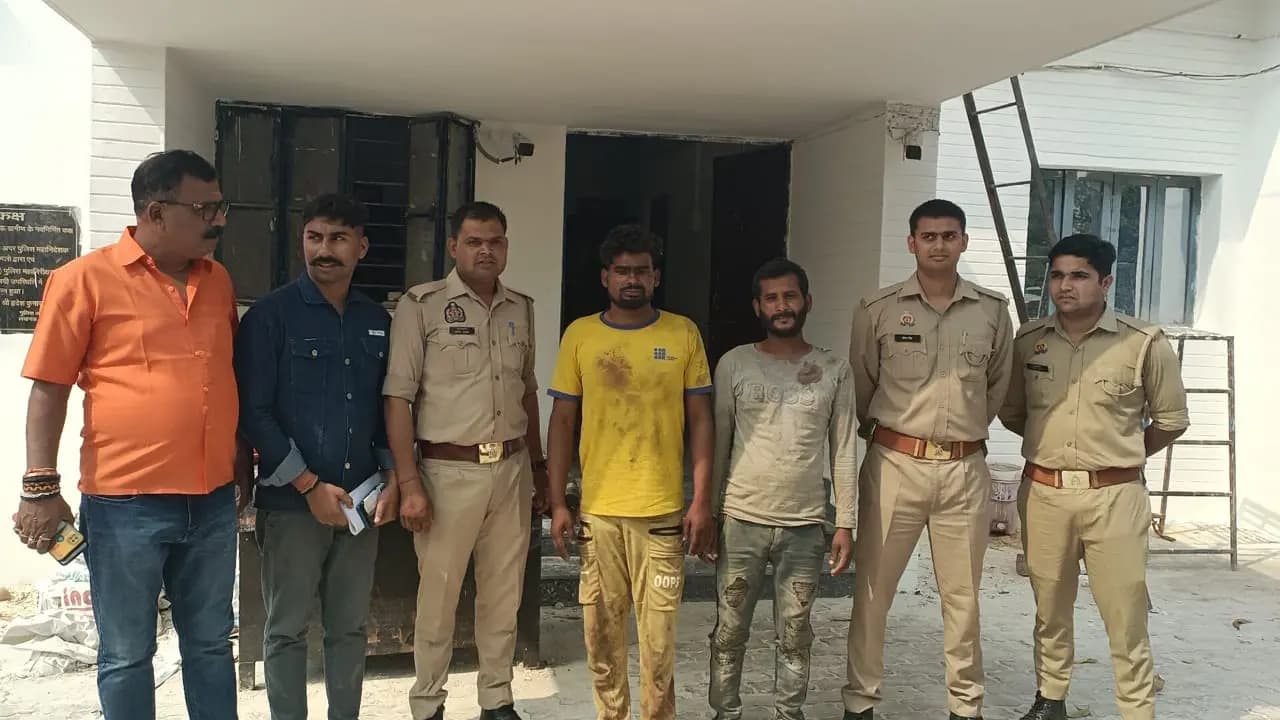 Lucknow Crime:गोकसी करने वाले तौफीक और अकलम अचरामऊ से गिरफतार