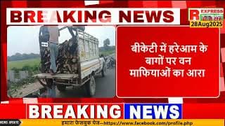 लखनऊ के बख्शी का तालाब इलाके में उजाडे जा रहे आम के बाग