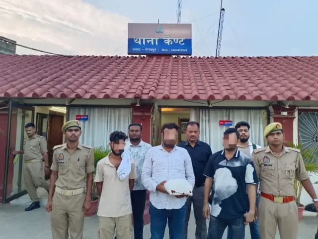 गोरखपुर ANTF को मिली बड़ी कामयाबी, 770 ग्राम प्रतिबंधित THC ड्रग के साथ तीन अंतरराज्यीय तस्कर दबोचे